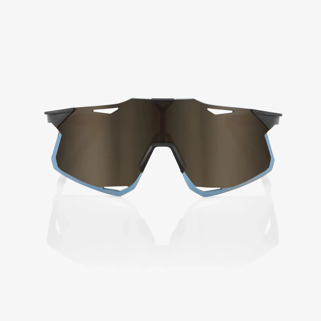 100% HYPERCRAFT® Sport Sunglasses - (Matte Black/Gold Mirror)
