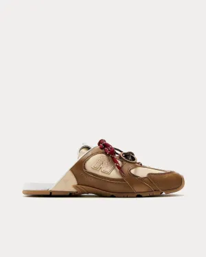 530 SL Deco Calf Leather Brown / Beige Mules