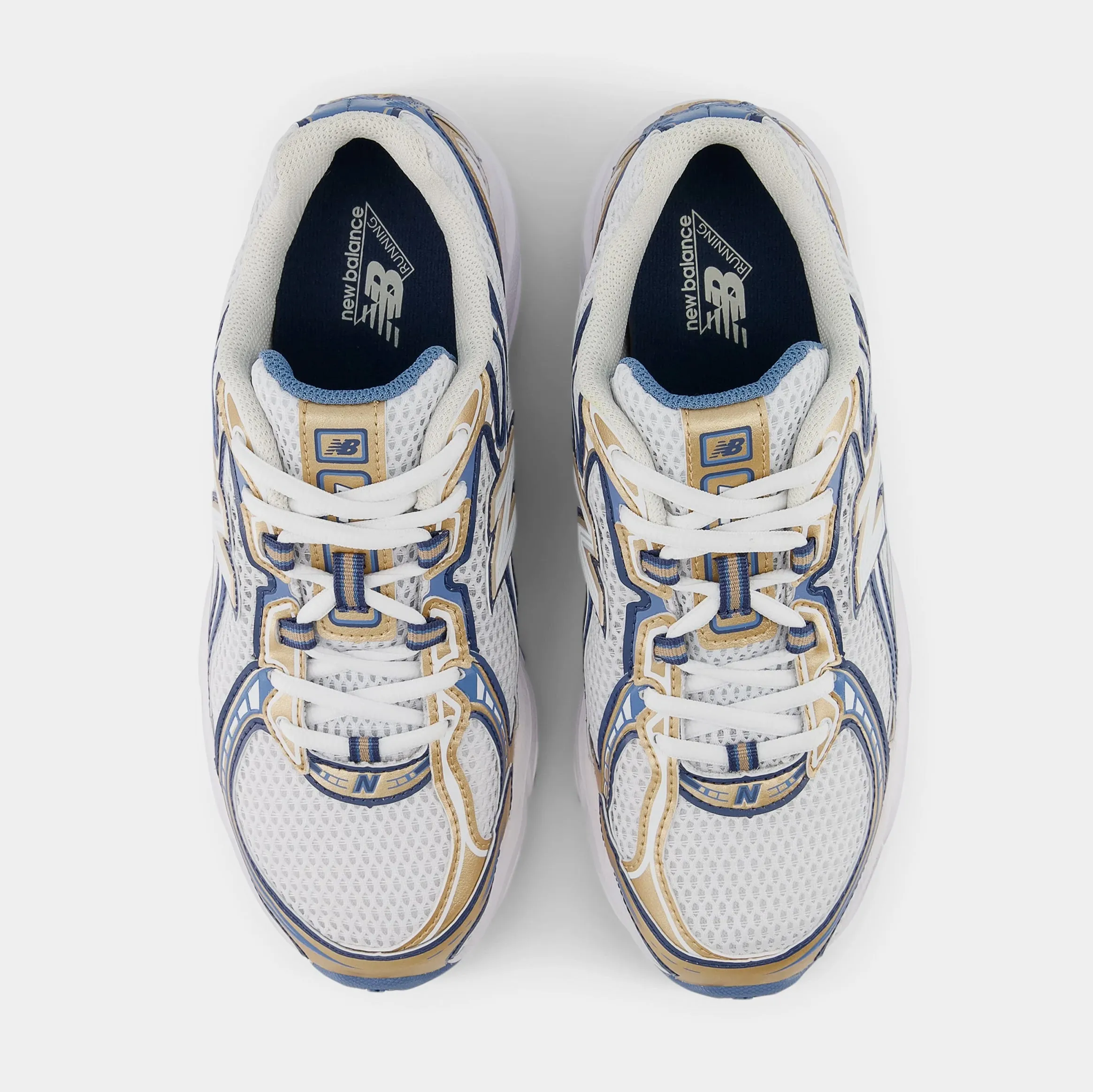 740 Womens Running Shoes (Blue/Gold)