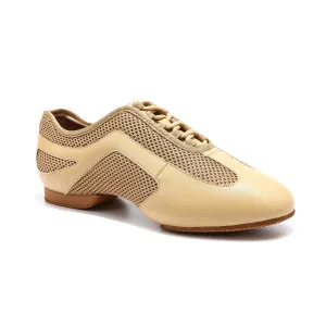 A - LD-8001-016-BEIGE LEATHER / MESH PRACTICE SHOE