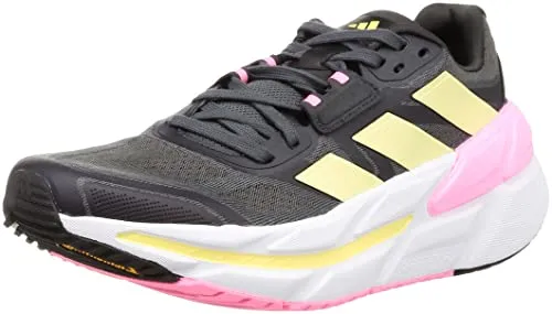 Adidas Adistar CS Women's Running Shoes, Grey Five/Almost Yellow/Beam Pink