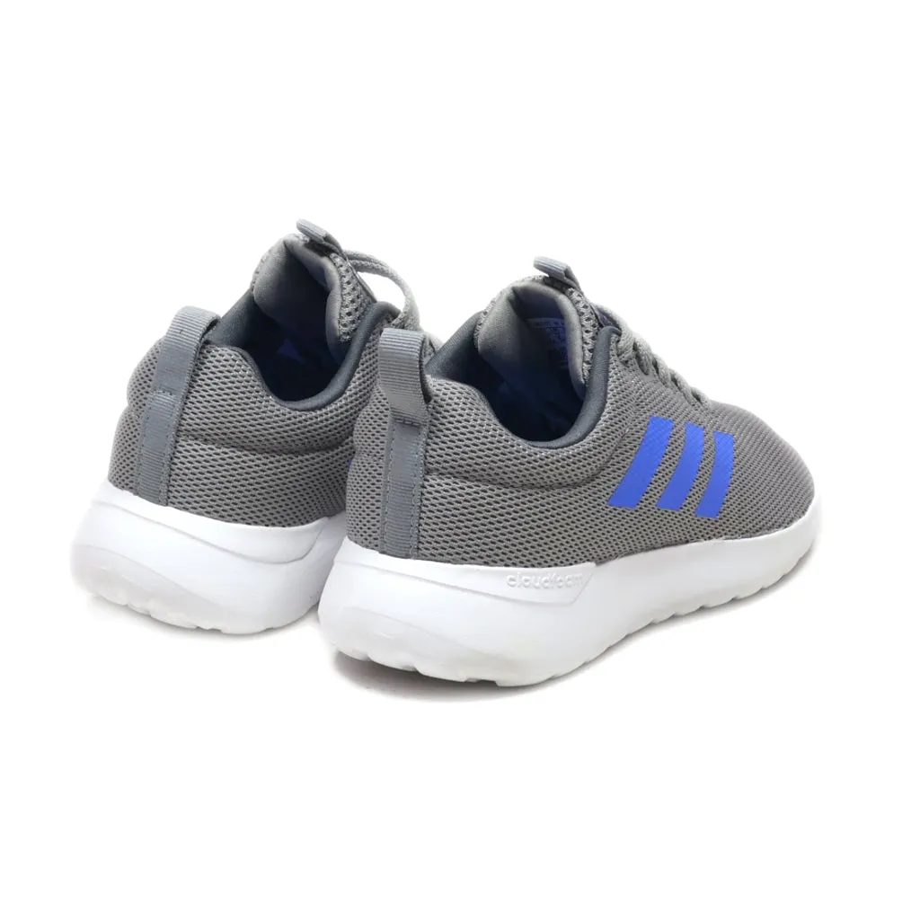 Adidas Lite Racer Sport Shoes Fabric Grey Colour For Kids