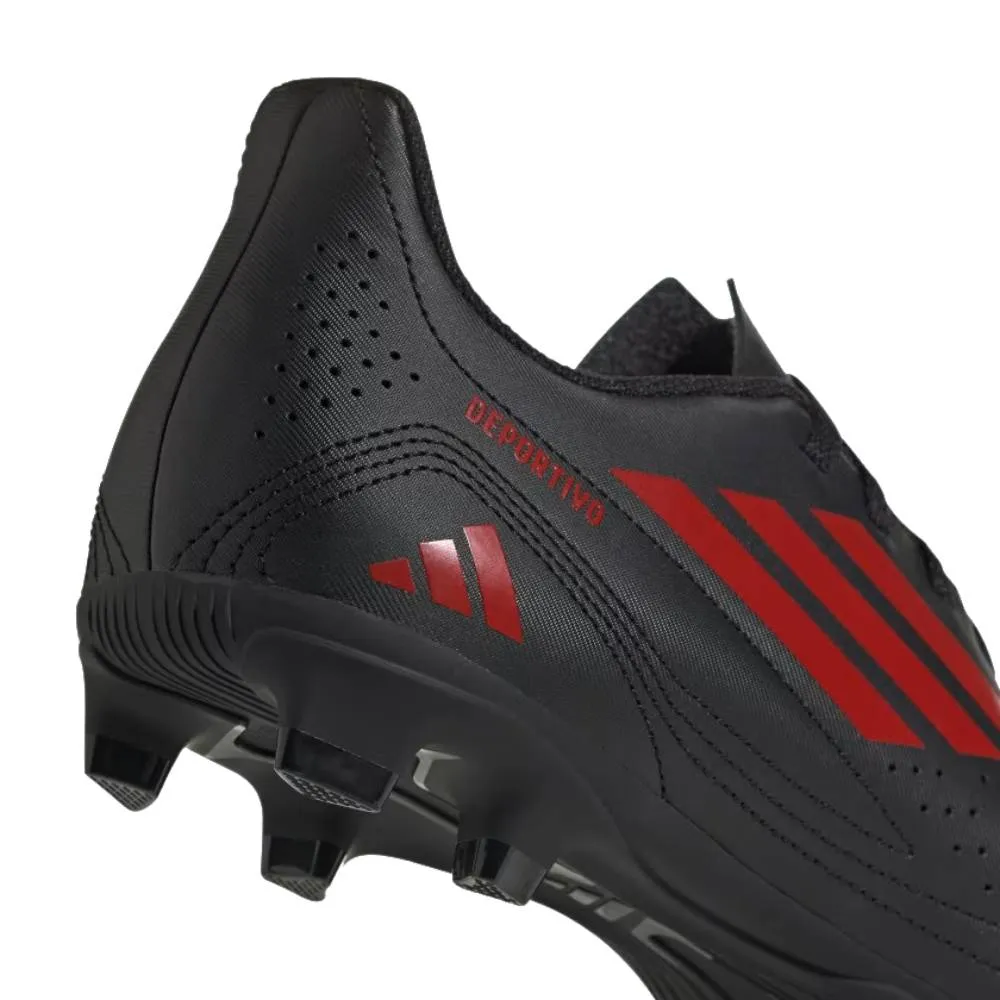 Adidas Men's Deportivo III Flexible Ground Football Shoe (Core Black/Better Scarlet/Core Black)
