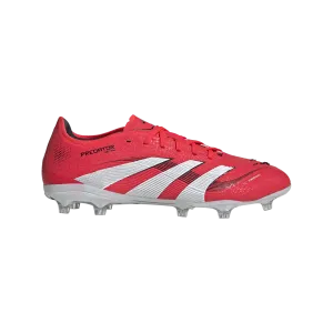 adidas Predator Pro Firm Ground Boots | Lucid Red-Cloud White | Men's