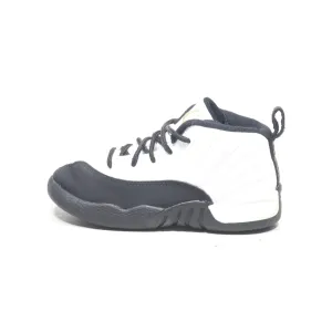 Air Jordan 12 Retro Td Sport Shoes Leather White Color For Kids