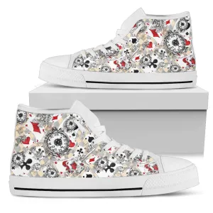 Alice in wonderland Women's High Top Sneakers