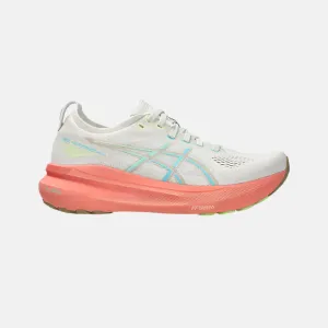 Asics Gel-Kayano 31 Women's Running Shoes - Birch/Energy Aqua