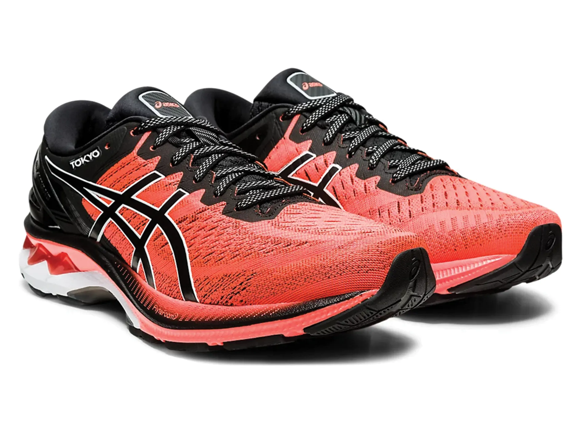 Asics Mens Gel Kayano 27 Tokyo Sunrise Red