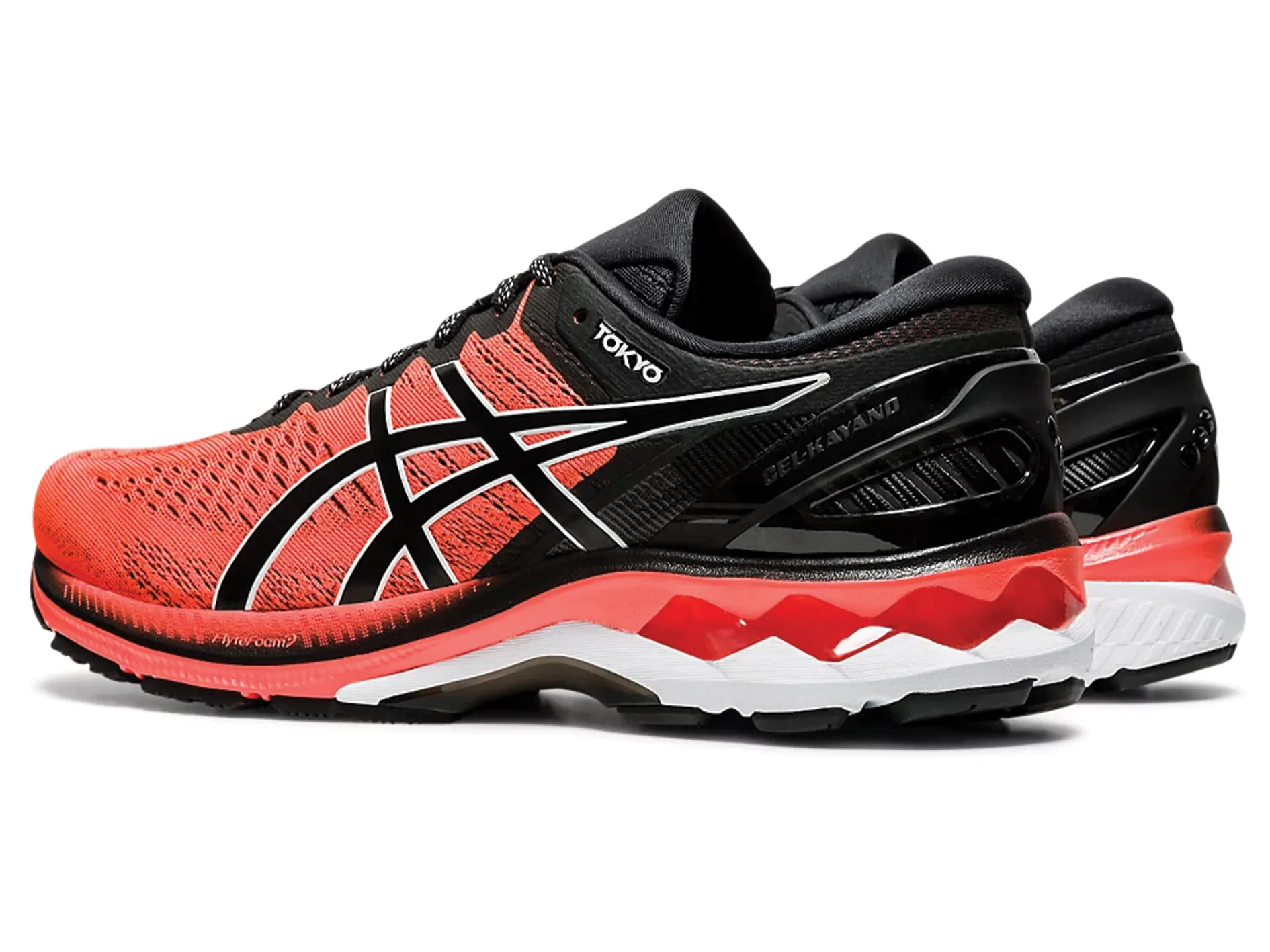 Asics Mens Gel Kayano 27 Tokyo Sunrise Red