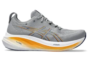 Asics Men's GEL-NIMBUS 26 Running Shoes in Sheet Rock/Thunder Blue