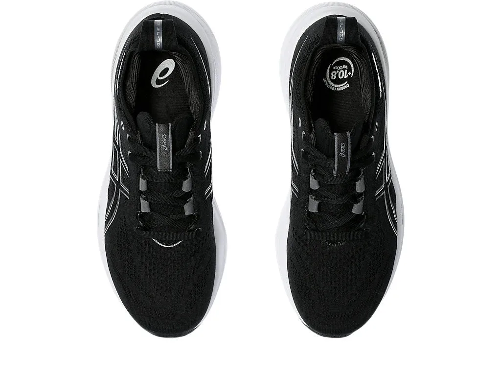 Asics Women's GEL-NIMBUS 26 Running Shoes in Black/Graphite Grey