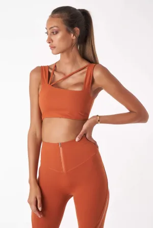 Asymmetrical Bra - Brick