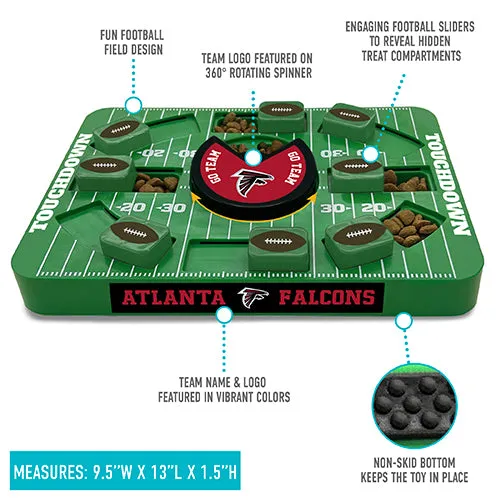 Atlanta Falcons Interactive Puzzle Treat Toy - Large