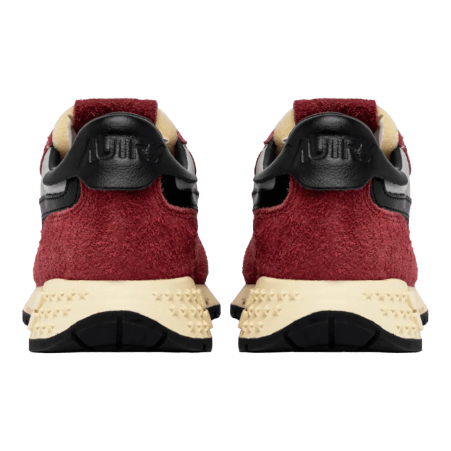 Autry Reelwind Low Red & Black Nylon and Suede for Women WWLW-HN07