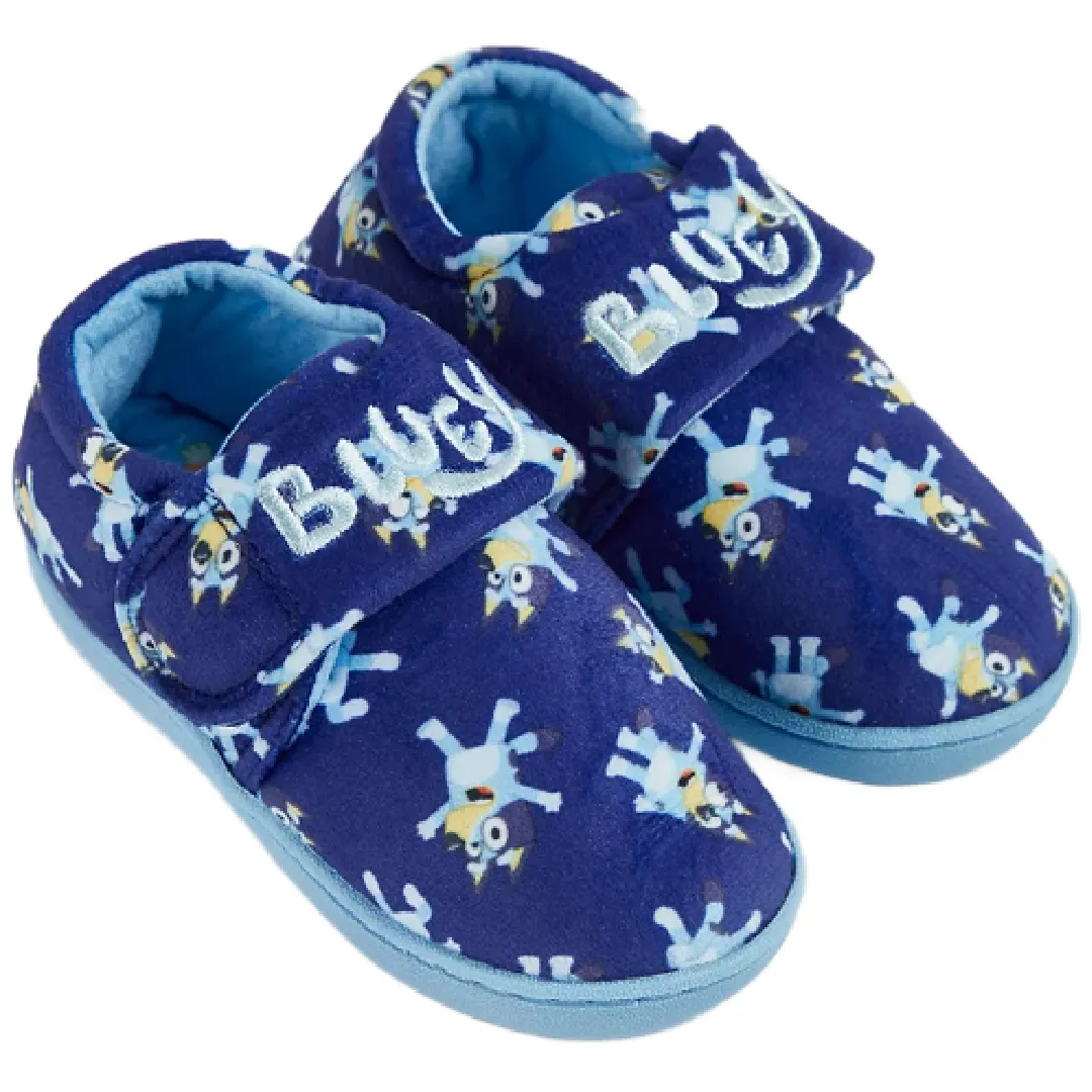 BLUEY Navy Slippers