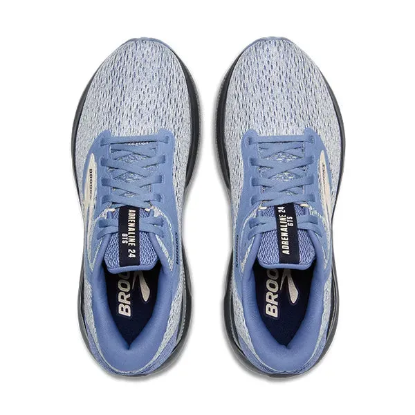 Brooks Women's Adrenaline GTS 24 Running Shoe - Country Wash/Bluewash/Ebony 1204261B462