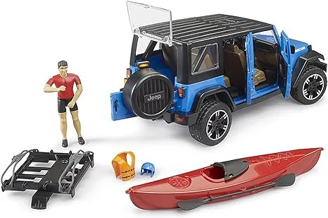 Bruder Jeep Wranger Rubicon with Kayak
