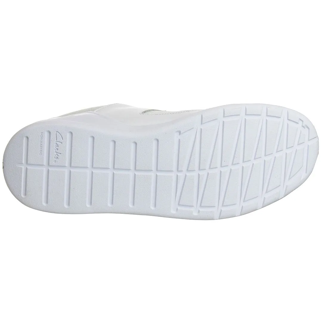 Calrks Orbit Ride Kids White Trainers