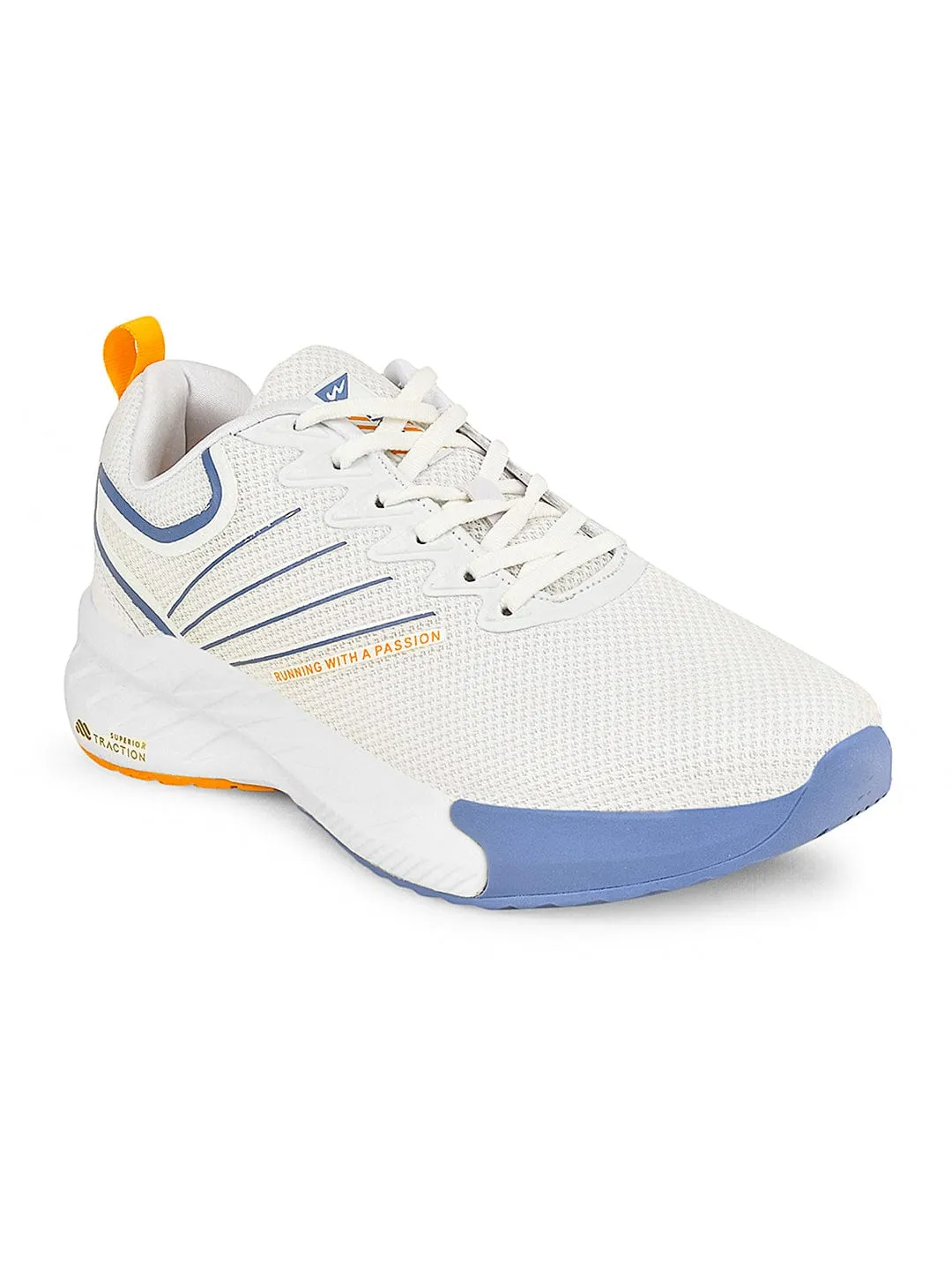 CAMP-GRAIN White Men's Running Shoes