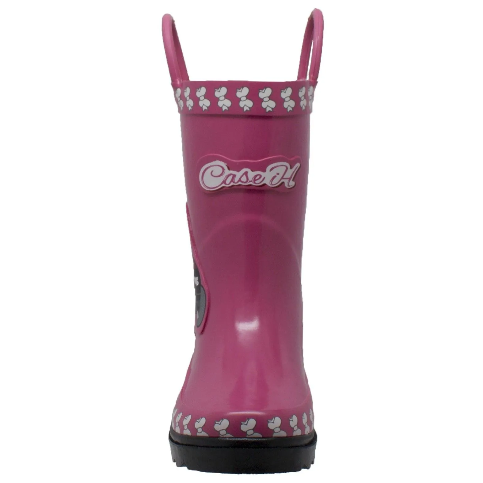 Case IH Children's 3D Fern Farmall Rubber Boot Pink
