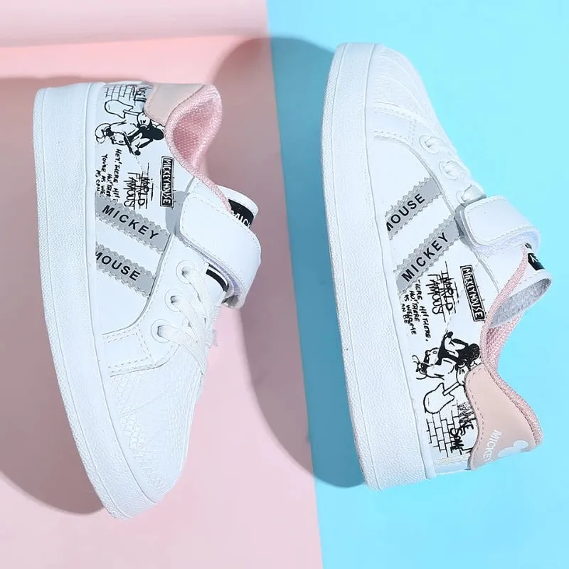 Casual Mickey Mouse Mesh Shoes