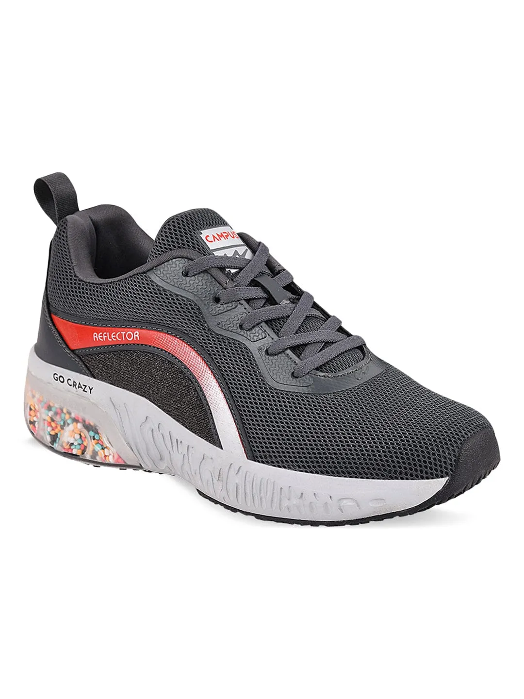 CLAY-CHILD Grey Running Shoes