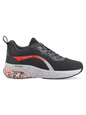 CLAY-CHILD Grey Running Shoes