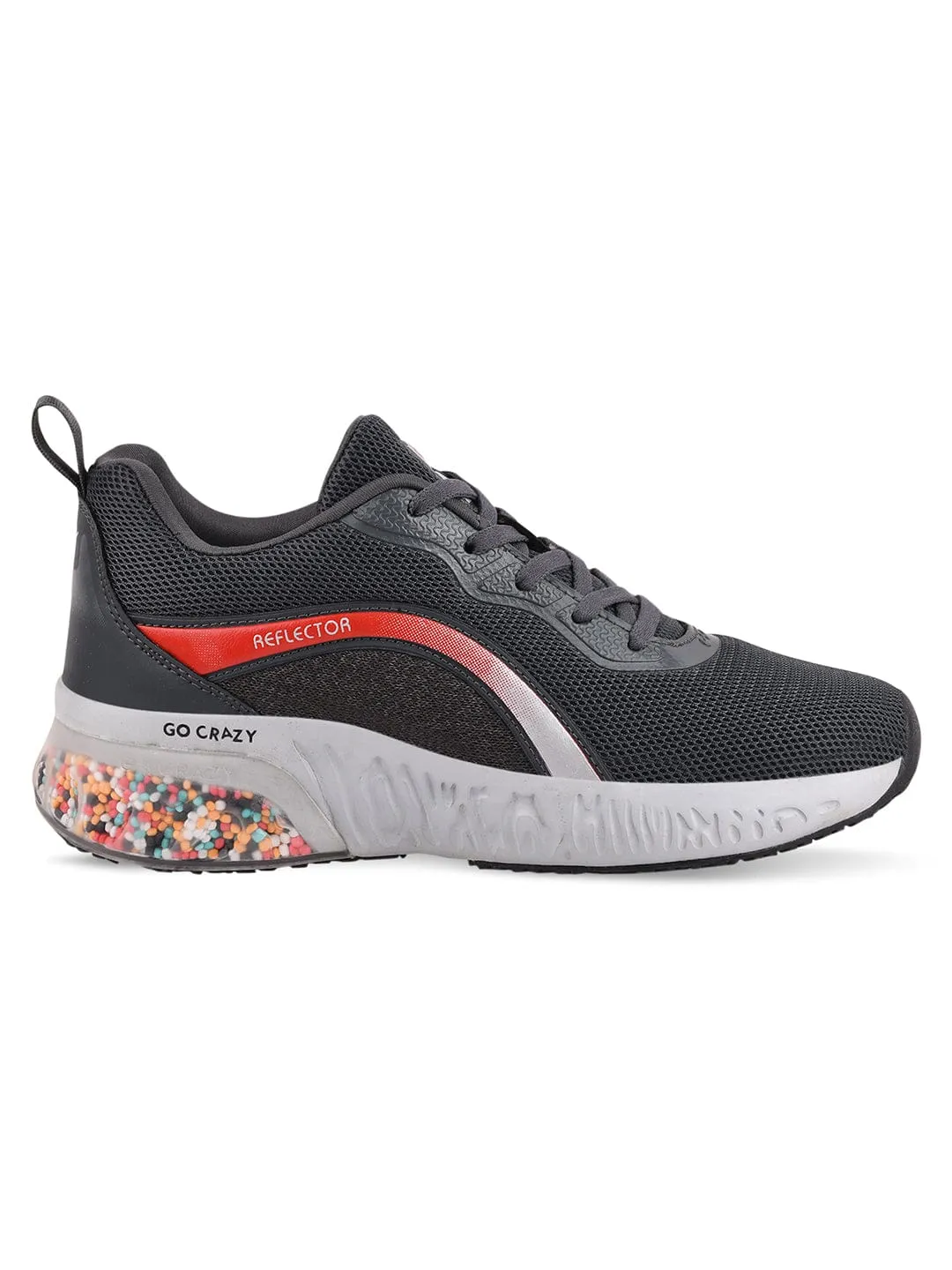 CLAY-CHILD Grey Running Shoes