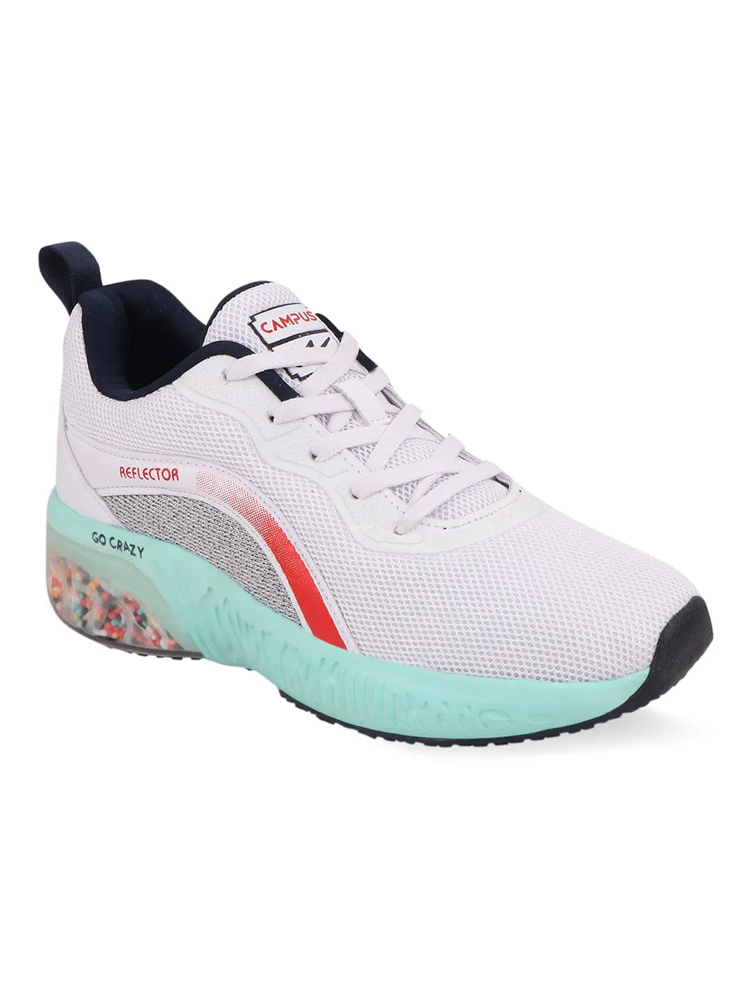 CLAY-CHILD White Running Shoes