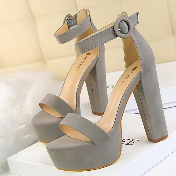Date Night Open High Heels Sandal Shoes SD00522