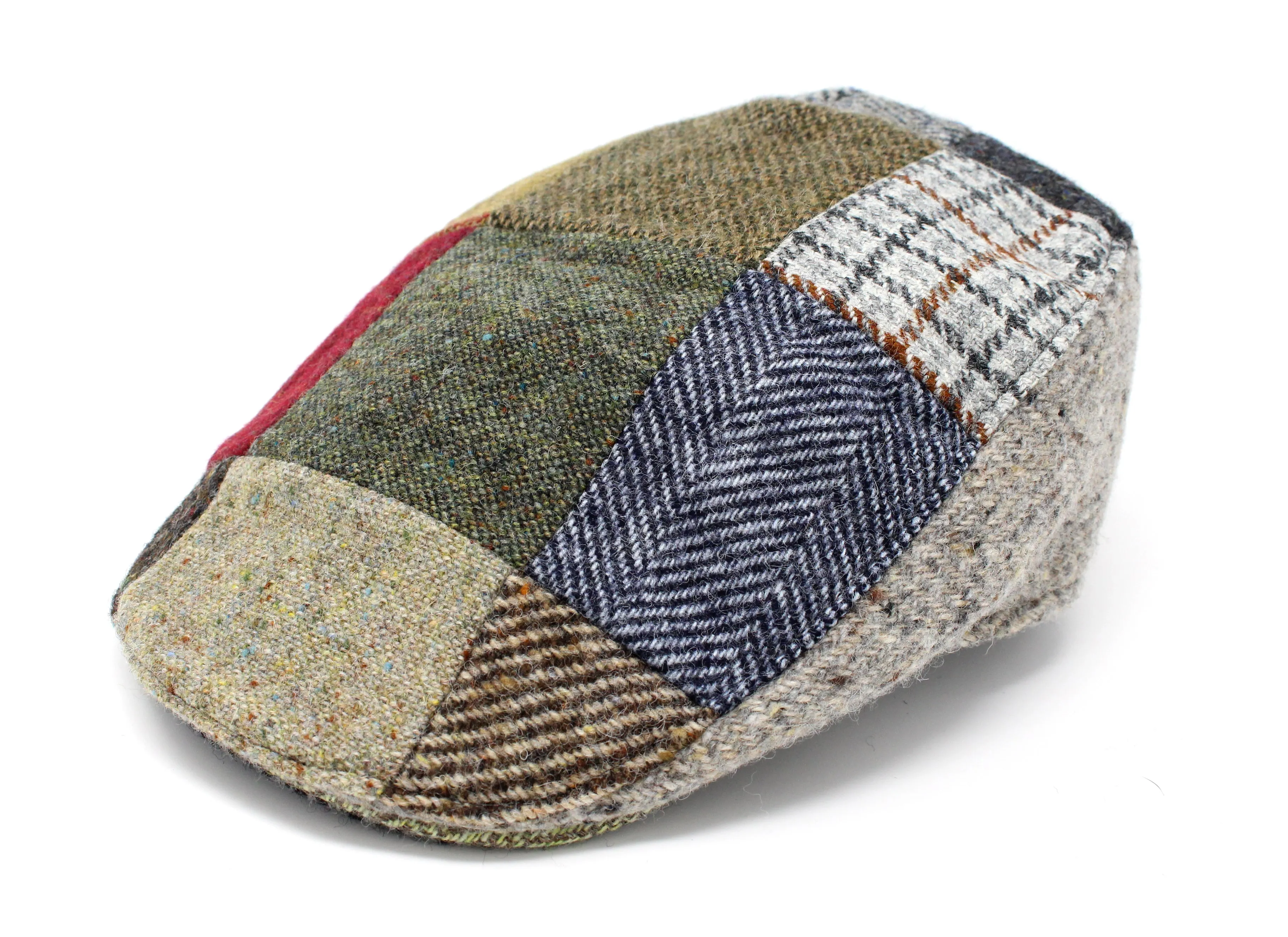 Donegal Touring Cap Patchwork Tweed