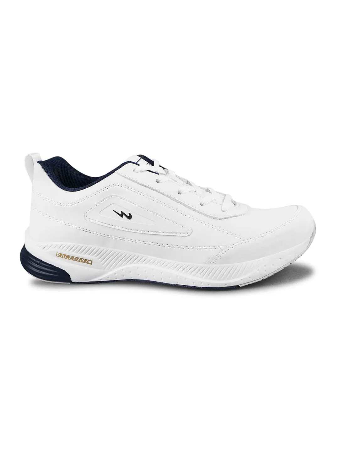 DUSK White Men's Running Shoes