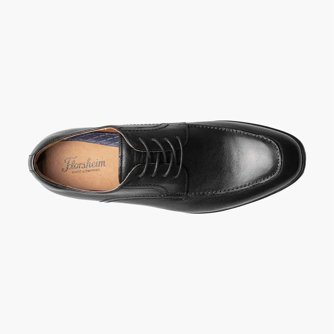Florsheim Boys Zaffiro Black Lace Up Oxford Leather Dress Shoes