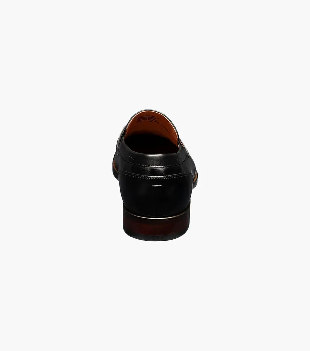 Florsheim Sorrento Moc Toe Penny Loafer-Black