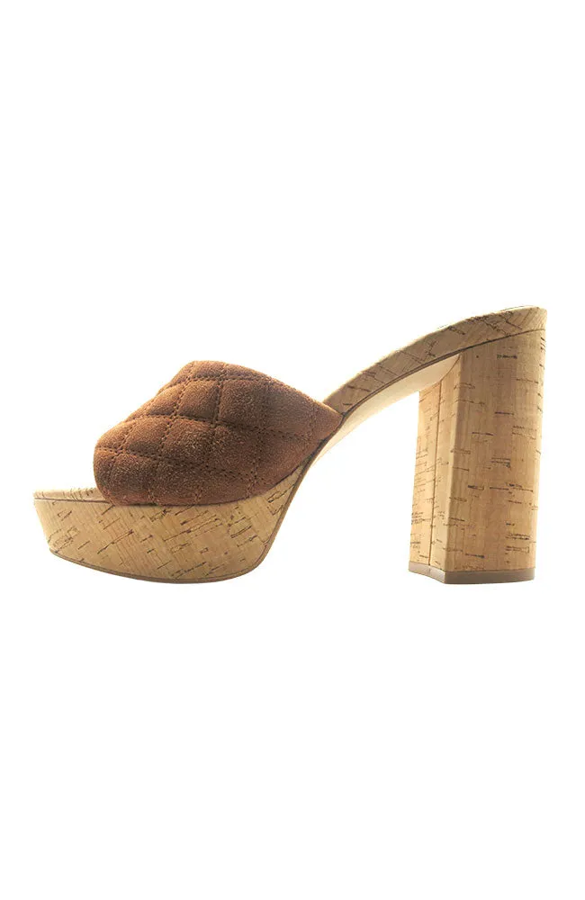 Gabriell Buckskin Suede Heel