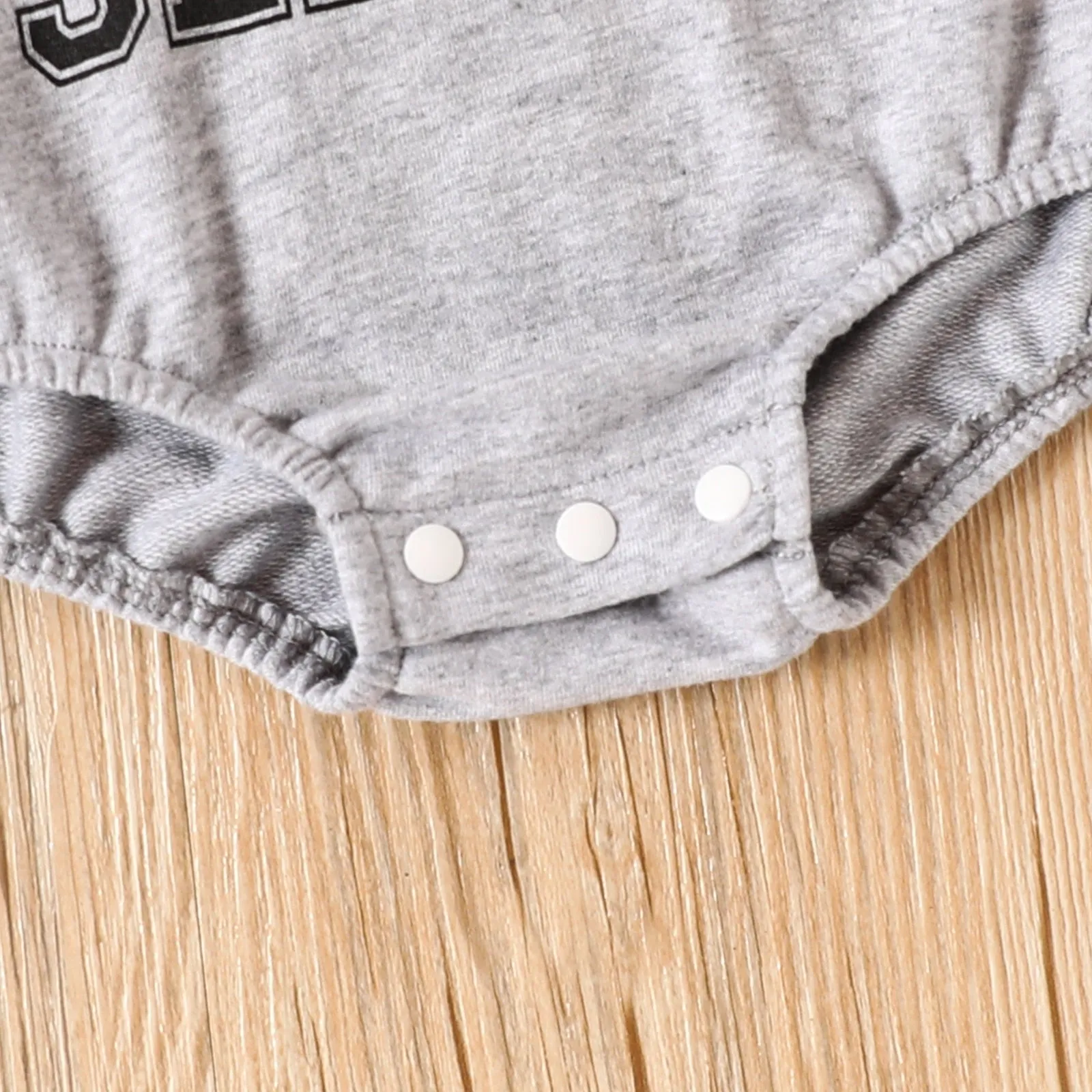 Gray 'Tis the Season Football Onesie
