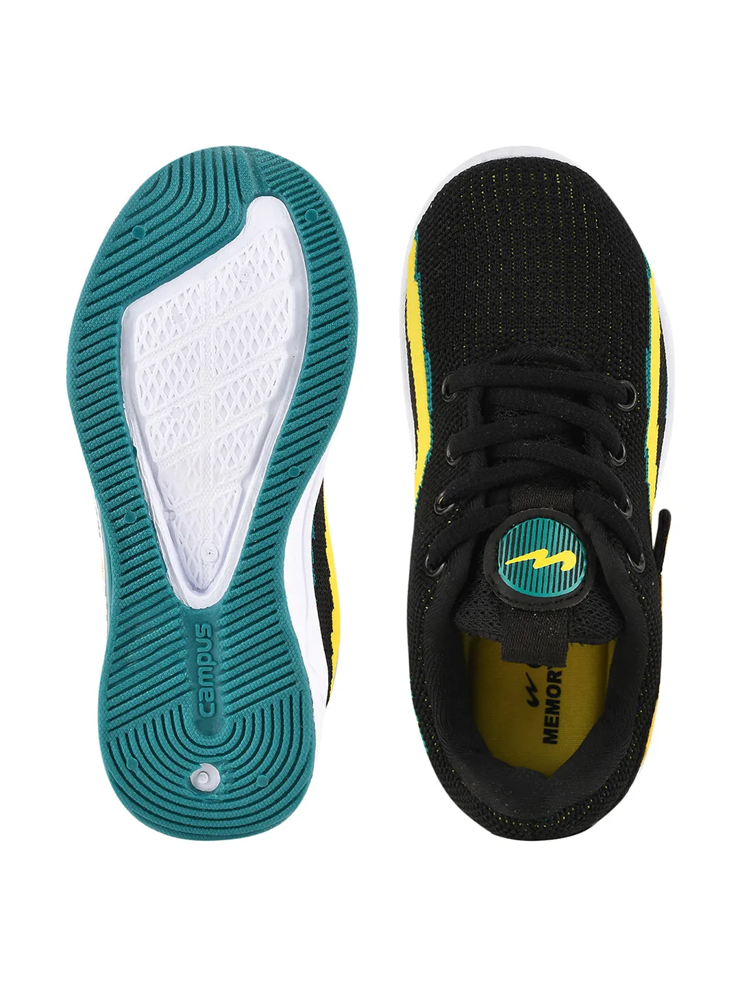 HM-601 Black Kid's Running Shoes