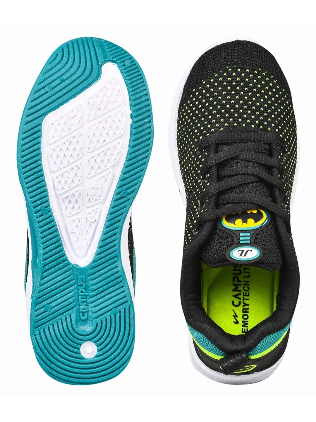 HM-602 Black Child Running Shoes