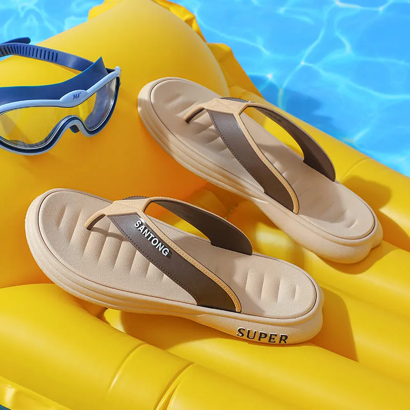 INSTOCK- Summer outer wear non-slip men's slippers
