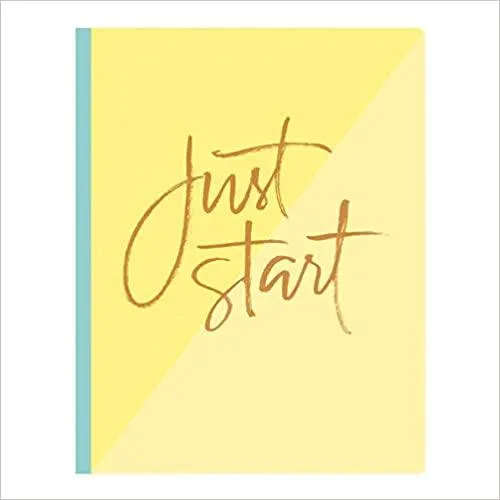 Just Start - Lovely Day Deluxe Spiral Notebook Diary