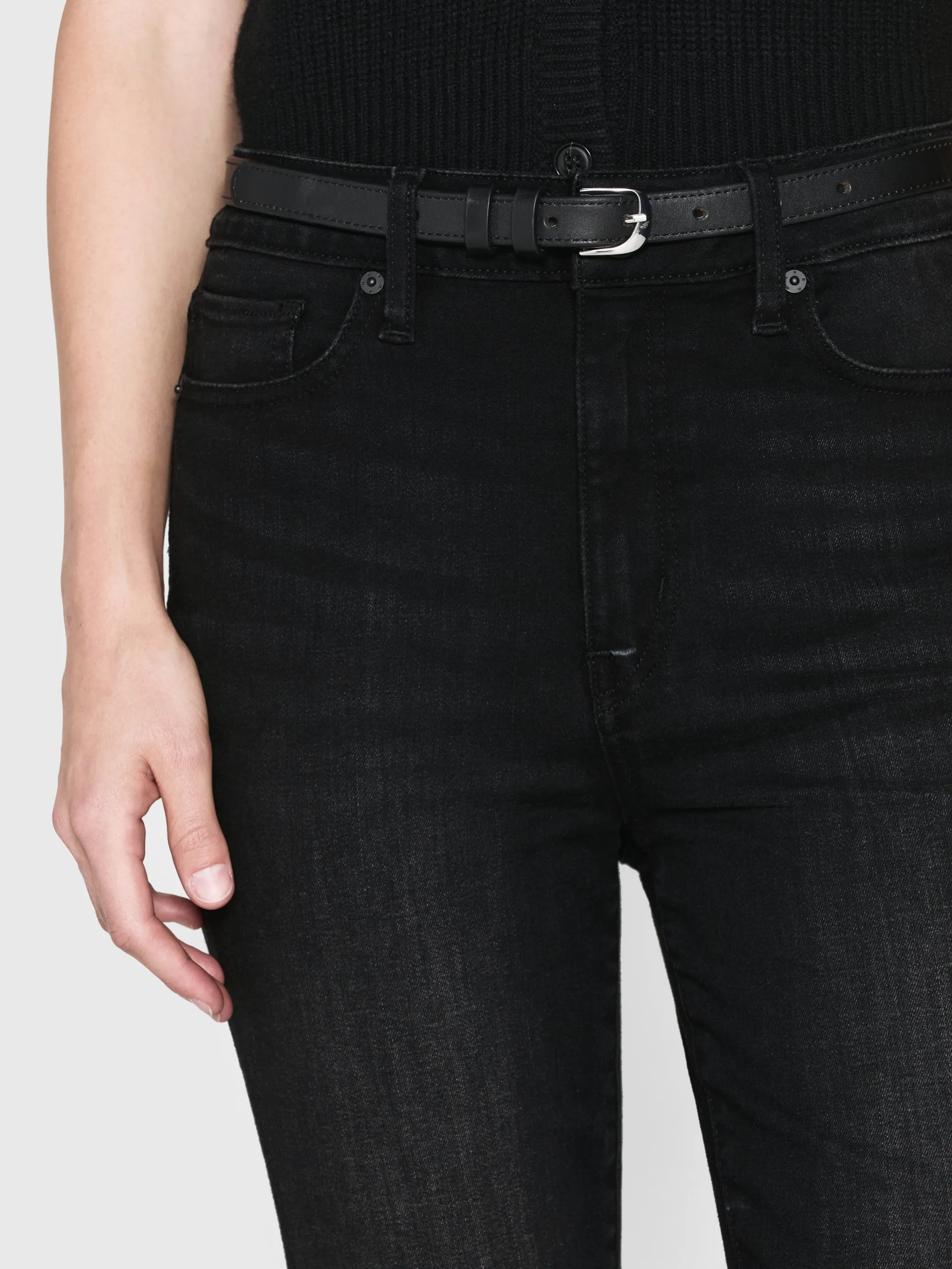 Le Crop Mini Boot -- Tilt Stiletto Hem