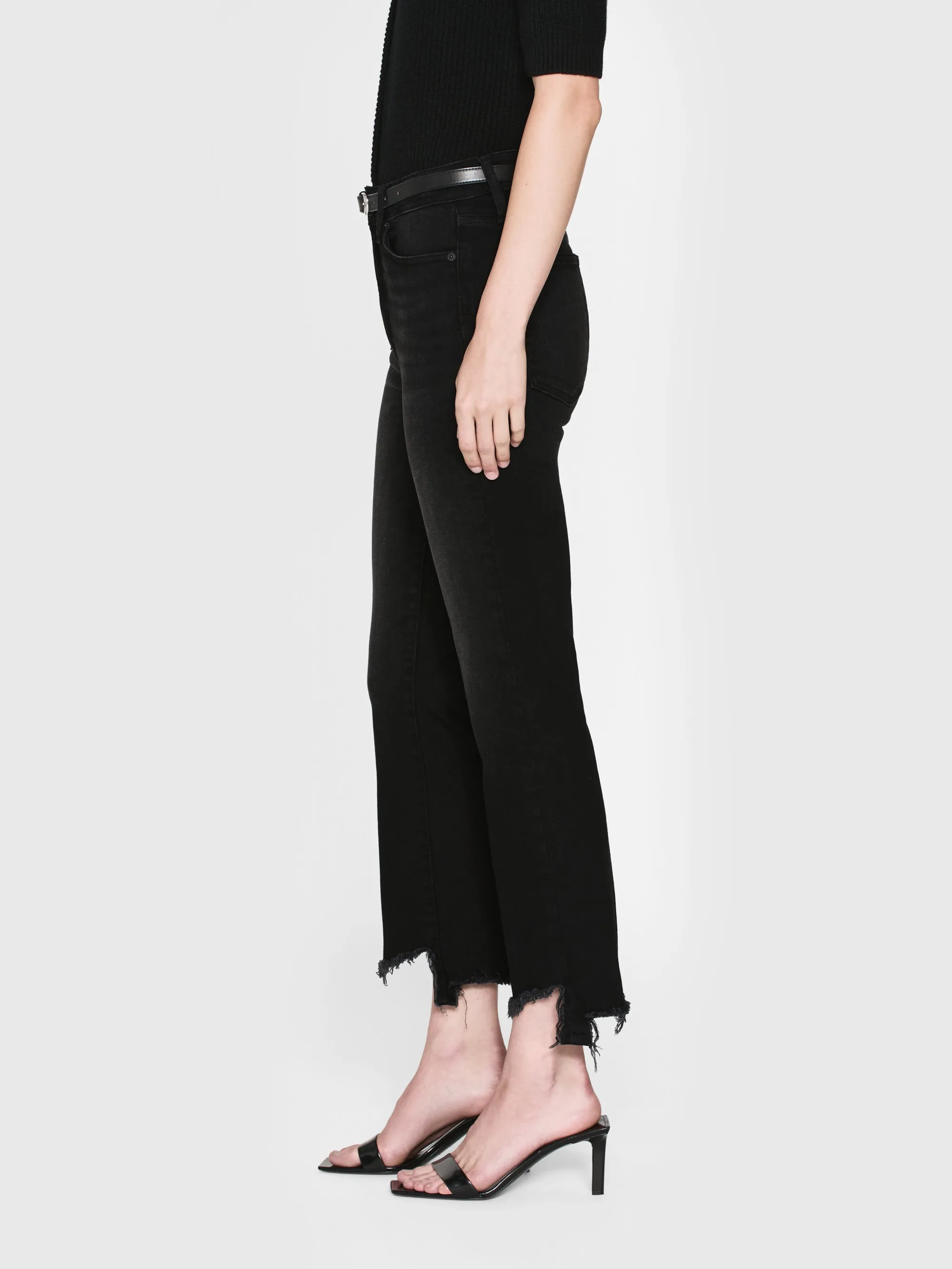 Le Crop Mini Boot -- Tilt Stiletto Hem