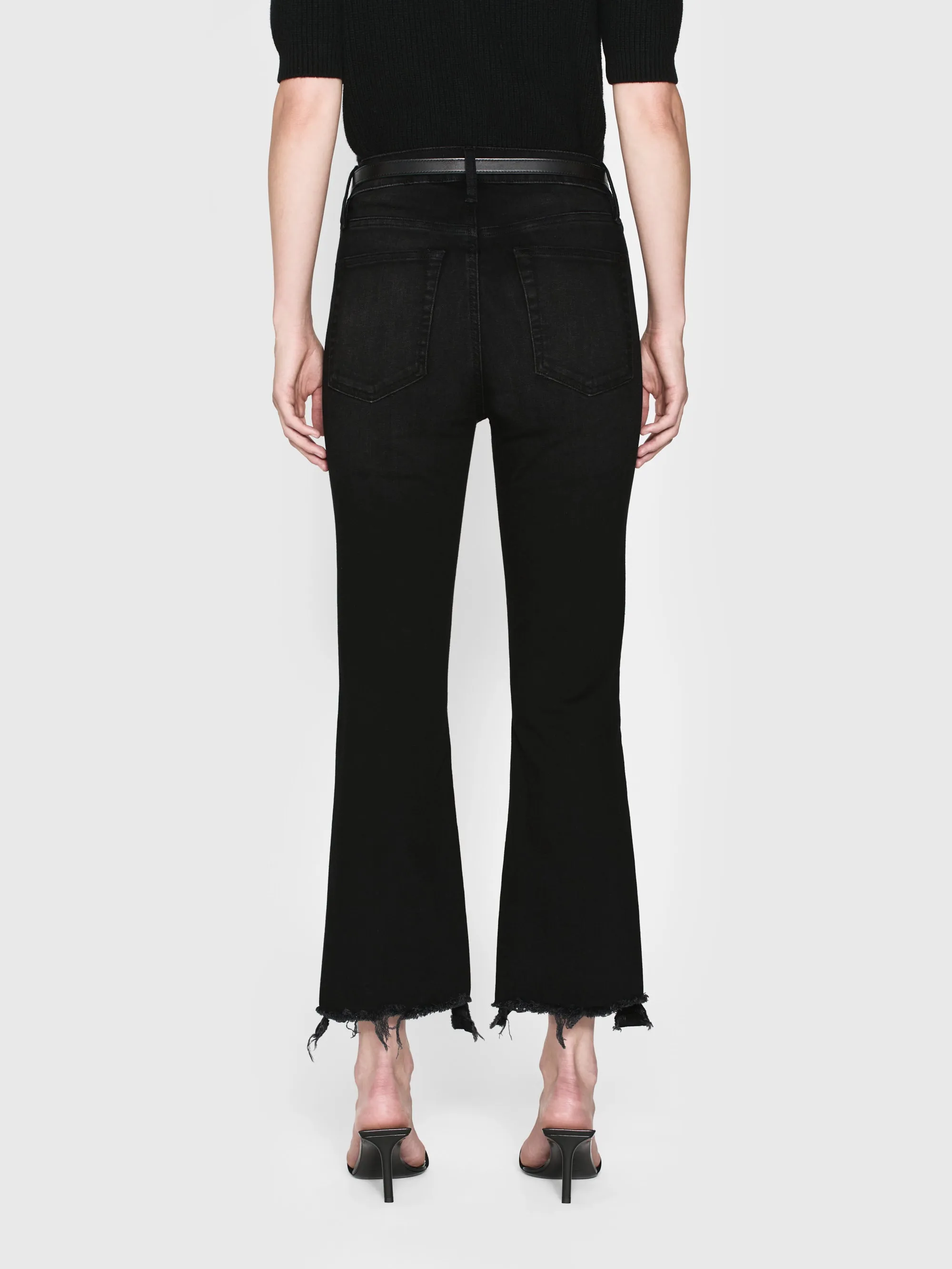 Le Crop Mini Boot -- Tilt Stiletto Hem