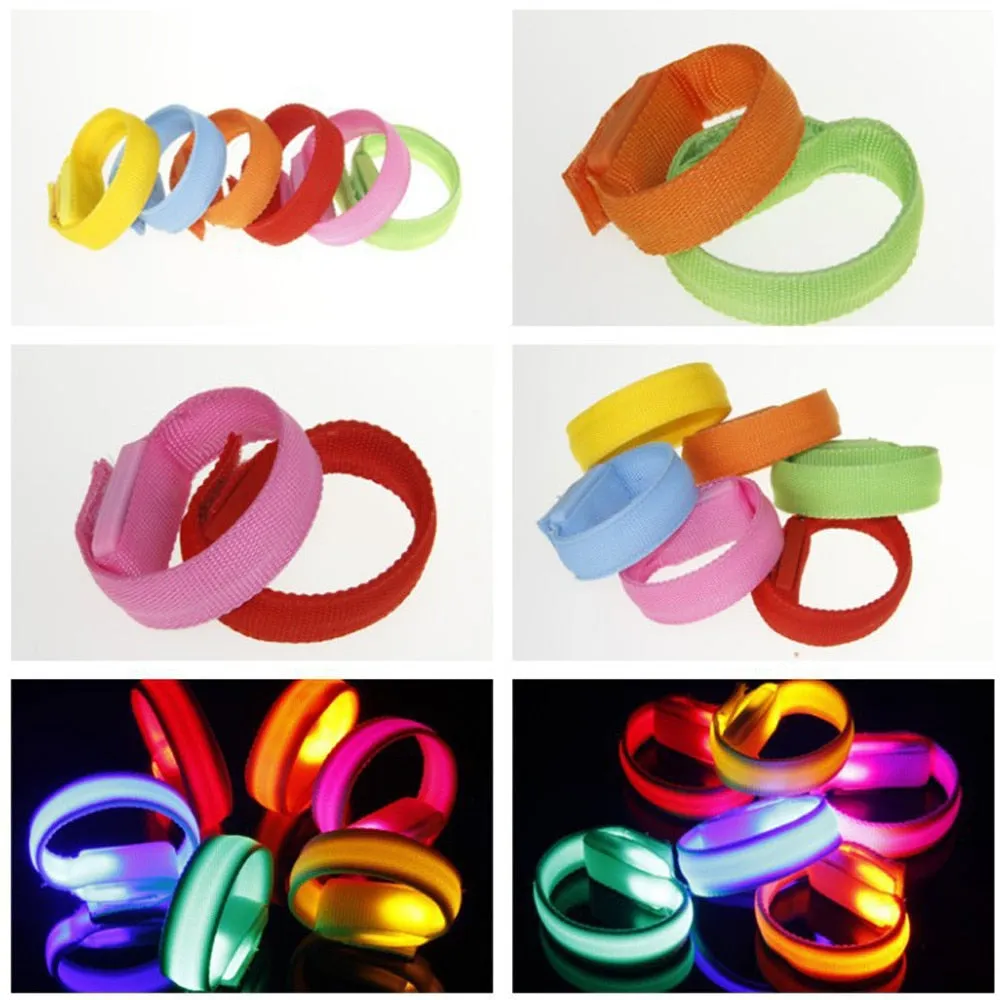 LED Luminous Arm Bracelet Light Night Safety Warning LED Flash Light For Running outdoor tool camping equipment survival tool 15