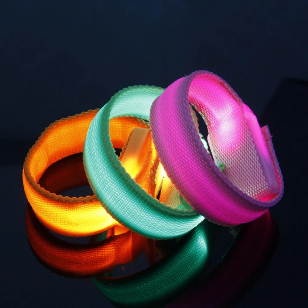 LED Luminous Arm Bracelet Light Night Safety Warning LED Flash Light For Running outdoor tool camping equipment survival tool 15