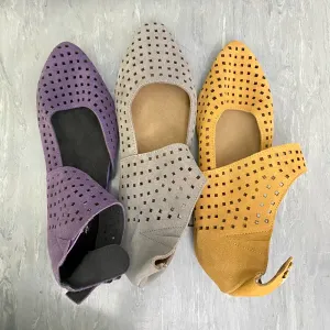 Leola - Closed Toe Dance Flats (Street Sole)