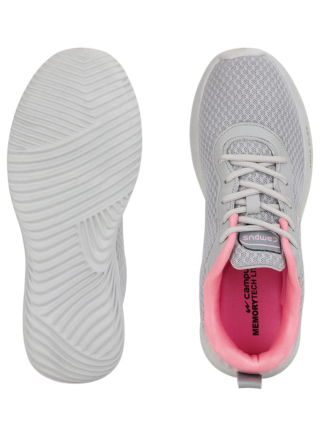 LISA N Grey Women's Casual Shoes