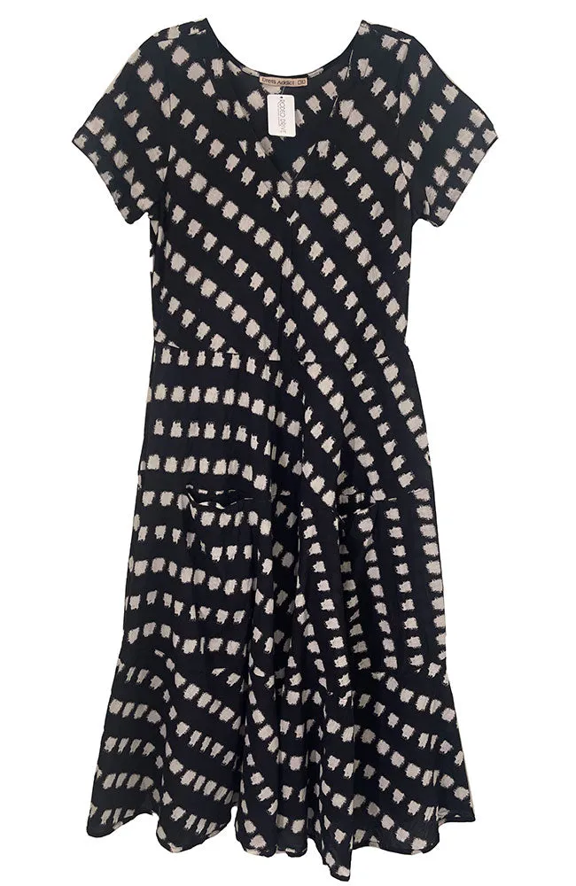Long Cap Sleeve Dress
