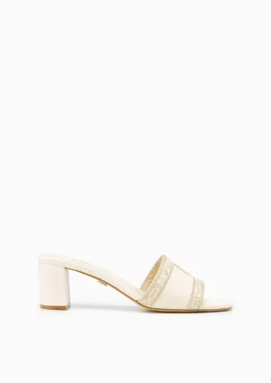 Maiden Mid Inifinite Heel Sandals Ivory