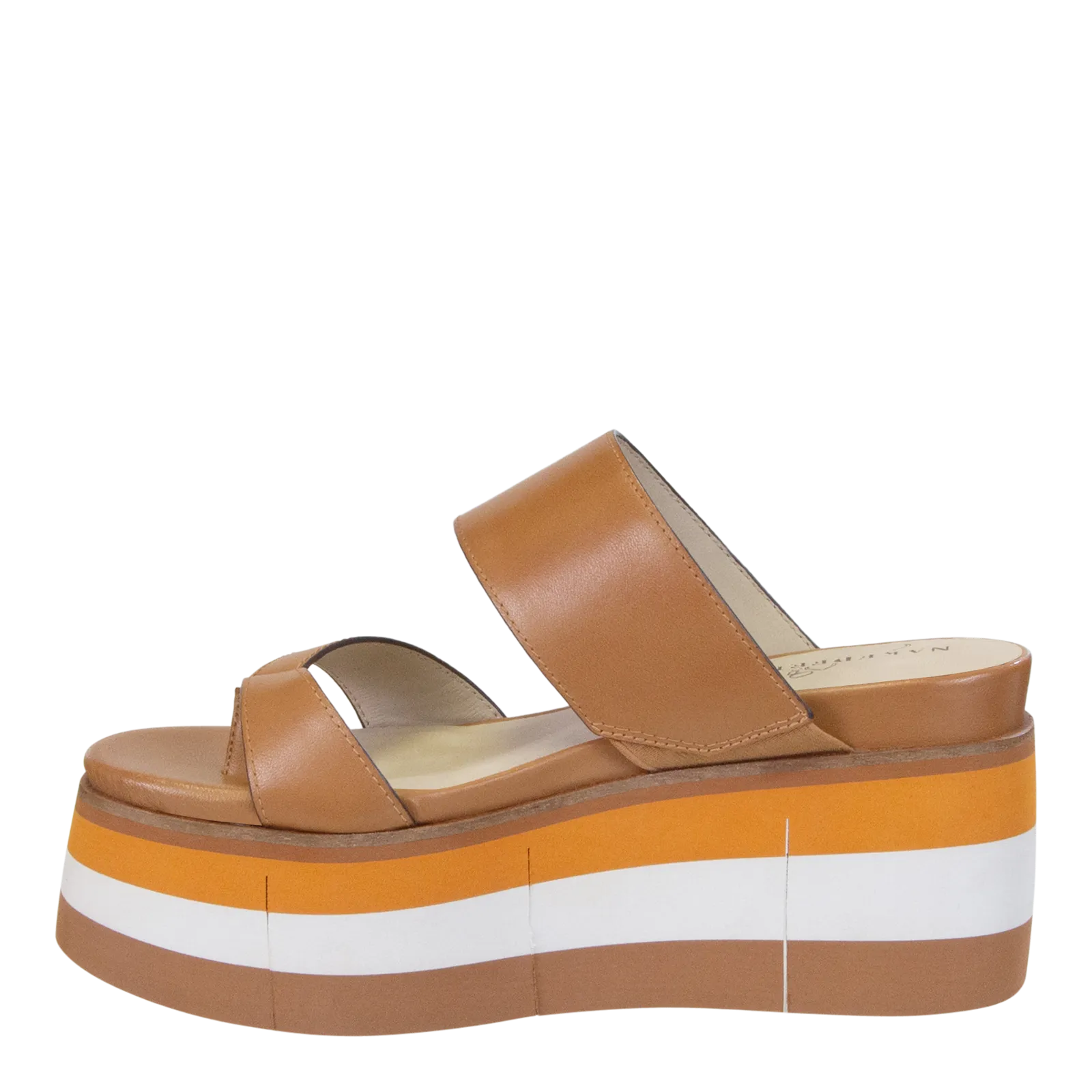 NAKED FEET - FLUX in TAN Wedge Sandals